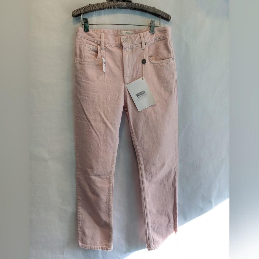 ISABEL Marant Etoile high waist pink jeans 4(36) BNWT - Picture 4 of 5